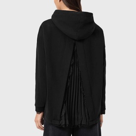 Nia Lace Pleat Detail Hoodie