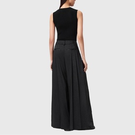 Poppy Satin Wide Leg Trousers