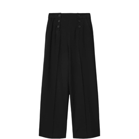 Raina Pleat Wide Leg Trousers