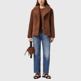 Eddie Oversized Faux Teddy Coat