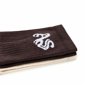 Two-Pack Gothic Logo Socks