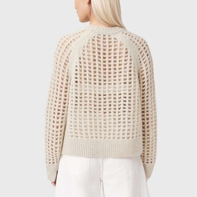 Suniva Openwork Knitted Sweater