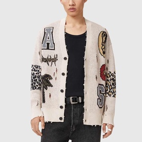 Foxx Graphic Cardigan