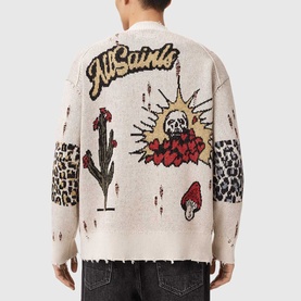 Foxx Graphic Cardigan