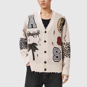 Foxx Graphic Cardigan