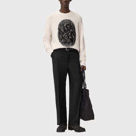 Ridges Brushed Knitted Sweater