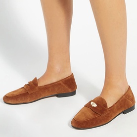 Greek Coin Penny Trim Loafers