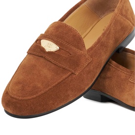 Greek Coin Penny Trim Loafers
