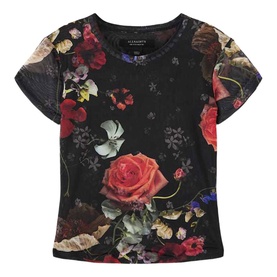 Ellie Floral Mesh T-Shirt
