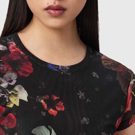 Ellie Floral Mesh T-Shirt