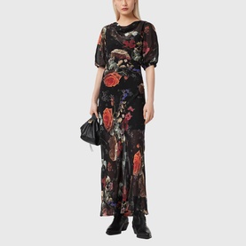 Tiwa Floral Fitted Dress