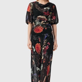 Tiwa Floral Fitted Dress
