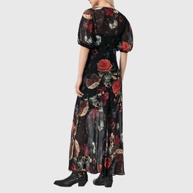 Tiwa Floral Fitted Dress