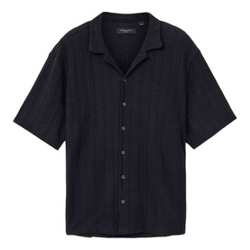 Trace Textured Open Stitch Shirt