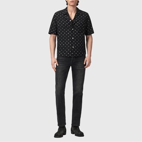 Upton Printed Cropped Casual Shirt