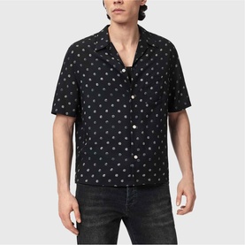Upton Printed Cropped Casual Shirt