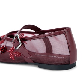 Nancy Embellished Mary Jane Flats