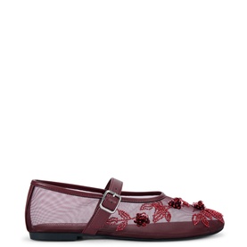 Nancy Embellished Mary Jane Flats