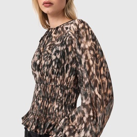 Cern Leopard Blouse