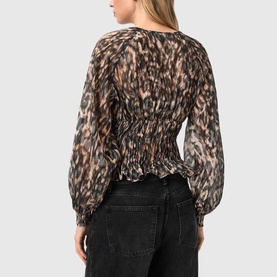 Cern Leopard Blouse