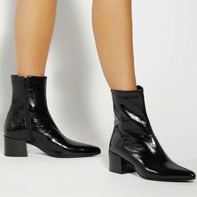 Pami Block Heel Ankle Boots