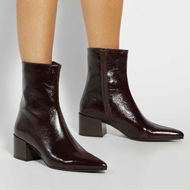 Pami Block Heel Ankle Boots