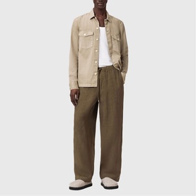 Sharp Drawstring Casual Trousers