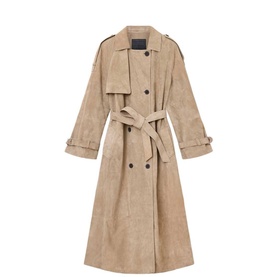 Reed Suede Trench Coat