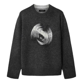 Spinnin Graphic Knit Sweater