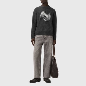Spinnin Graphic Knit Sweater