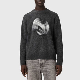 Spinnin Graphic Knit Sweater