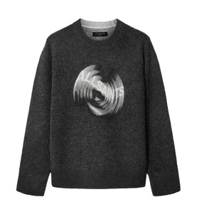 Spinnin Graphic Knit Sweater