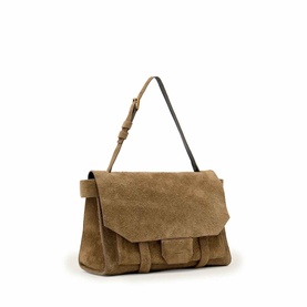 Ursa Suede Satchel Shoulder Bag