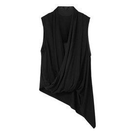 Adaline Asymmetric Draped Top