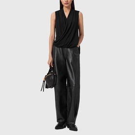 Adaline Asymmetric Draped Top
