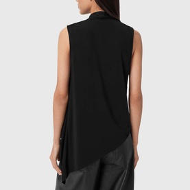 Adaline Asymmetric Draped Top