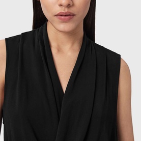 Adaline Asymmetric Draped Top