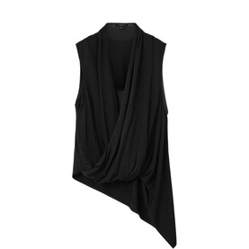 Adaline Asymmetric Draped Top
