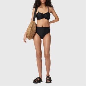 Court Ruched Bikini Top