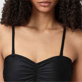 Court Ruched Bikini Top
