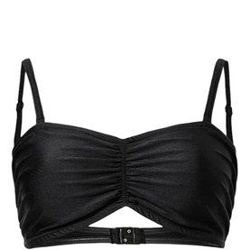 Court Ruched Bikini Top