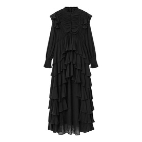 Leila Tiered Flared Dress