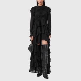 Leila Tiered Flared Dress