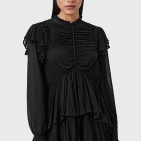 Leila Tiered Flared Dress