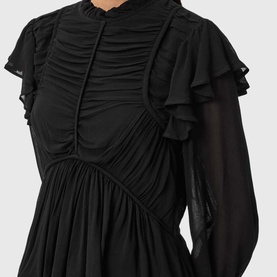 Leila Tiered Flared Dress