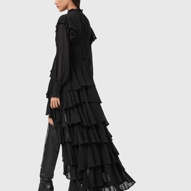 Leila Tiered Flared Dress