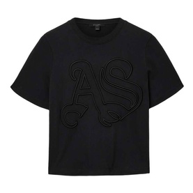 Lisa Embossed Logo T-Shirt