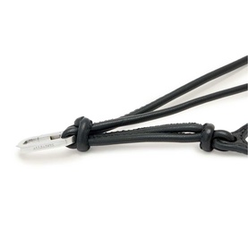 Wishbone Leather Keyring