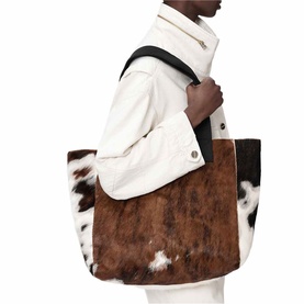 Izzy Cow Leather Tote Bag