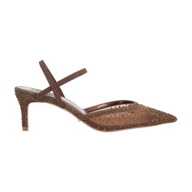 Charismatic Embellished Mesh Pumps